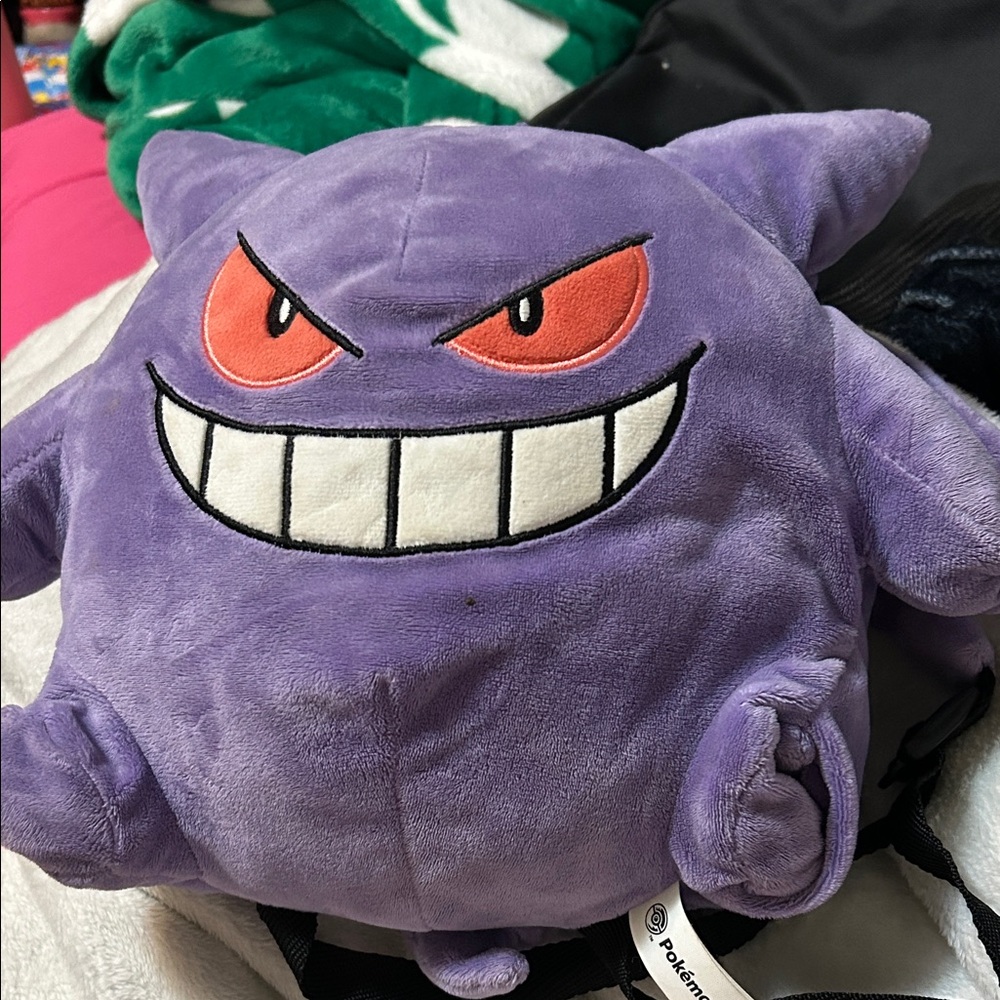 Pokemon Gengar Plush - Purple and Red